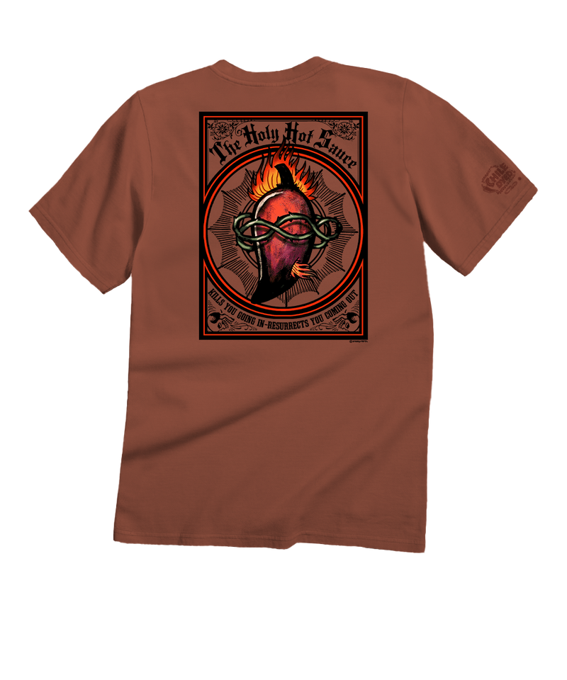 Holy Hot Sauce - Chile Dyed Short Sleeve Crewneck T-Shirt
