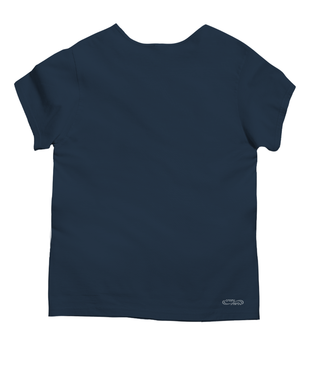 Red Poppy Flag - Navy Short Sleeve Scoop Neck T-Shirt