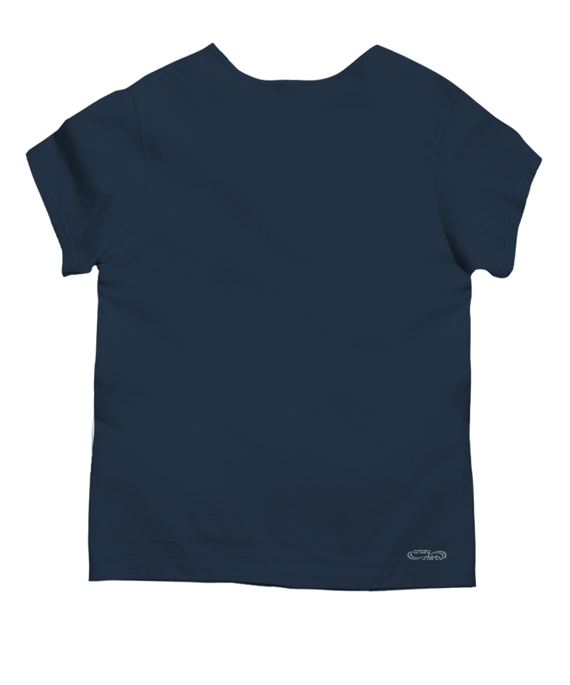 Red Poppy Flag - Navy Short Sleeve Scoop Neck T-Shirt