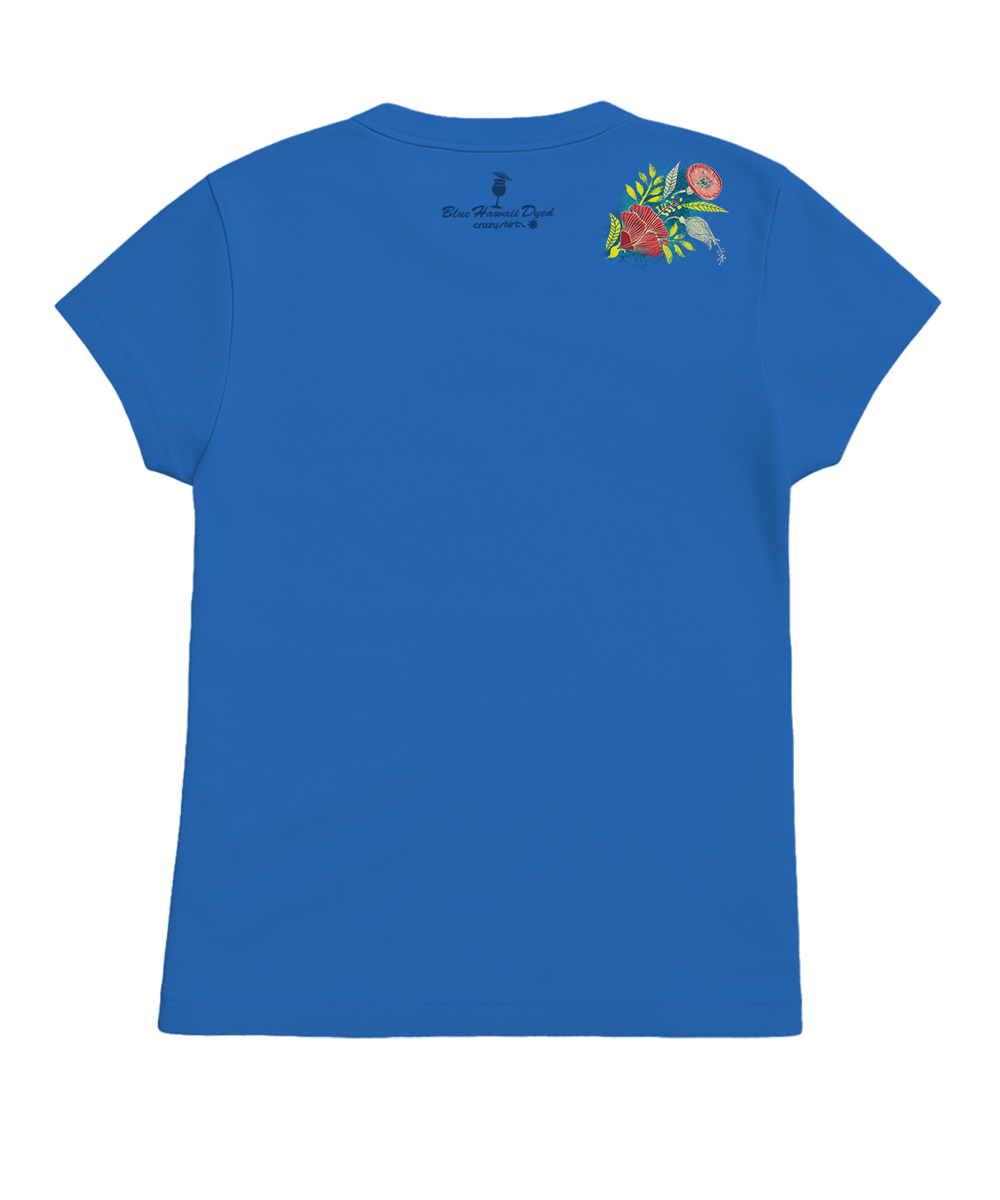 Wallflower - Blue Hawaii Dyed Short Sleeve Crewneck T-Shirt