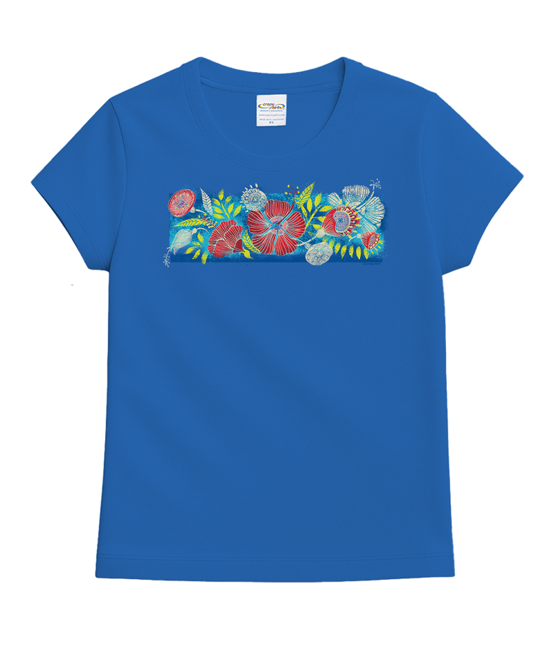 Wallflower - Blue Hawaii Dyed Short Sleeve Crewneck T-Shirt