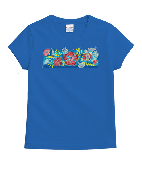 トップス Flower graffiti see-through tops(blue) Amazon.com: Naanle Floral Tops for Women French Blue Flowers