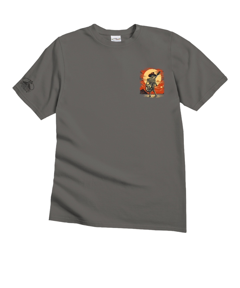 Grateful Dead Concert Poster - Crater Dyed® Short Sleeve Crewneck T-Shirt