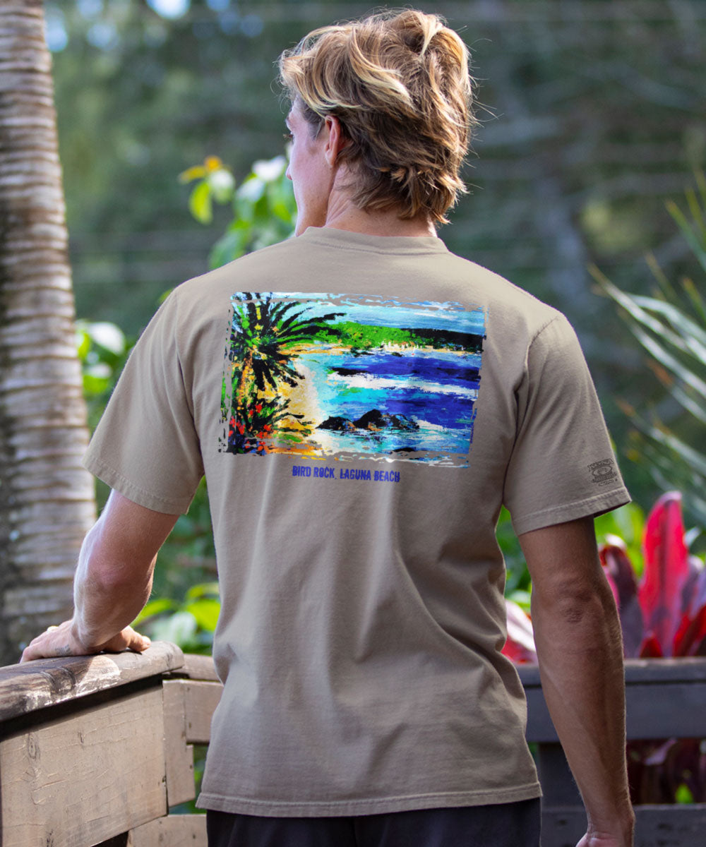 Bird Rock - Kona Coffee Dyed Short Sleeve Crewneck T-Shirt