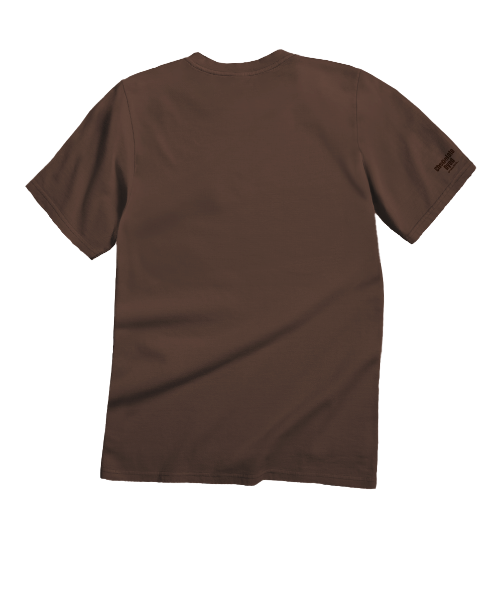 No Quitter - Chocolate Dyed Short Sleeve Crewneck T-Shirt