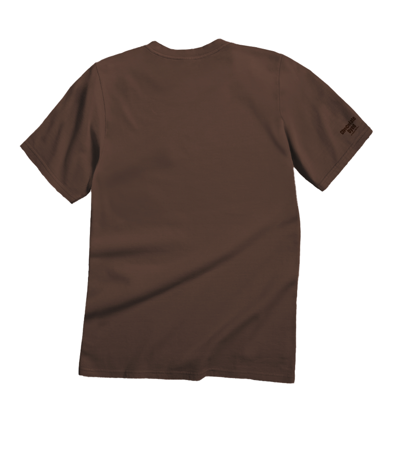 No Quitter - Chocolate Dyed Short Sleeve Crewneck T-Shirt