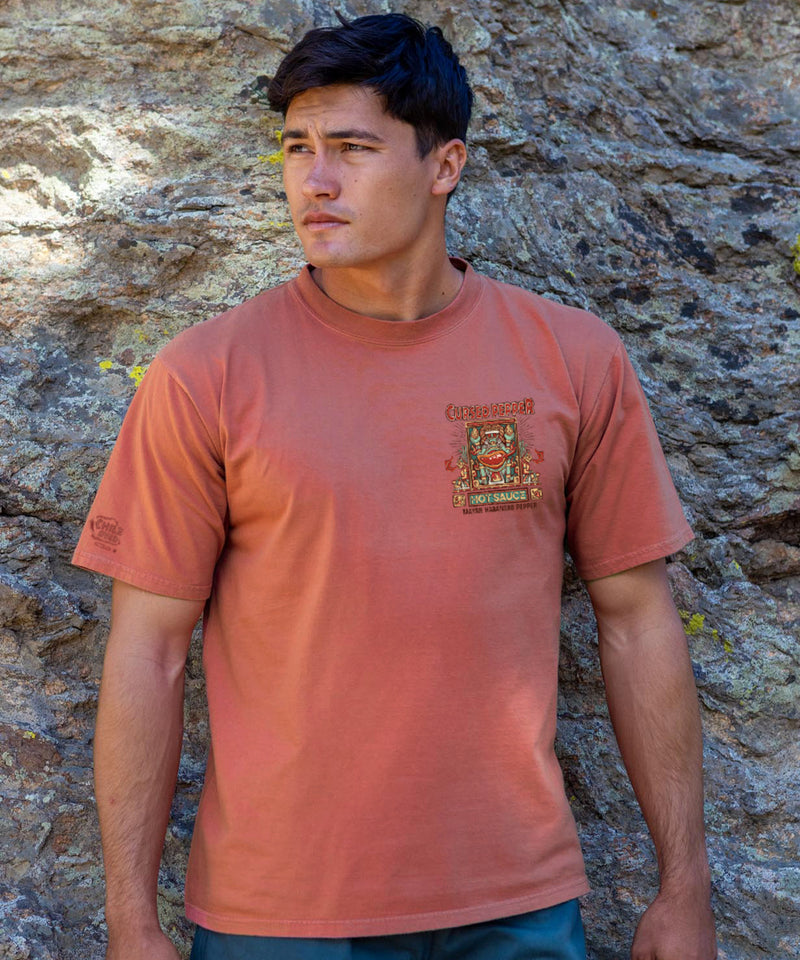 Cursed Pepper - Chile Dyed Short Sleeve Crewneck T-Shirt