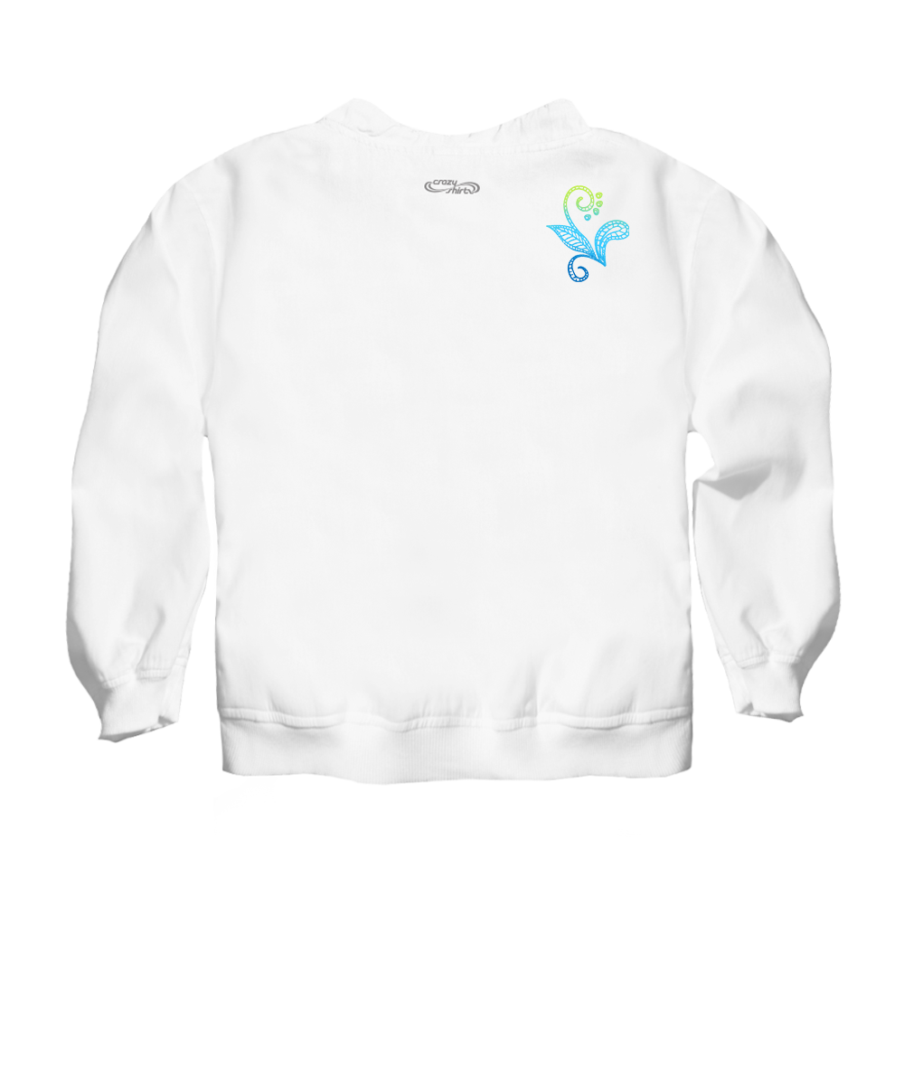 Lacey - White Long Sleeve Lightweight Pullover