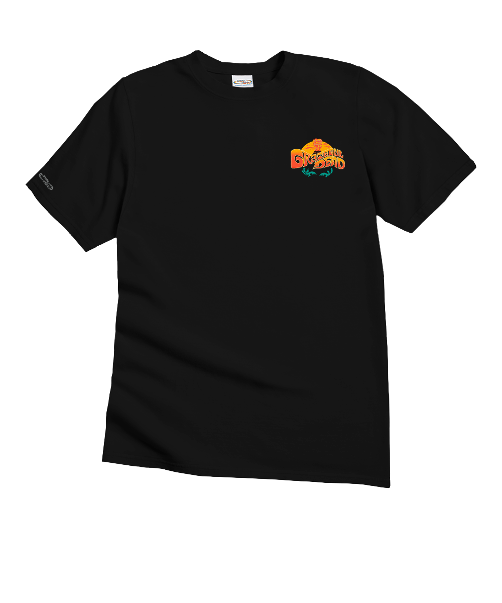 Grateful Dead Skeleton Dance T-Shirt | Men's Black Crewneck Grateful Dead Skeleton Dance T-Shirt | Men's Black Crewneck