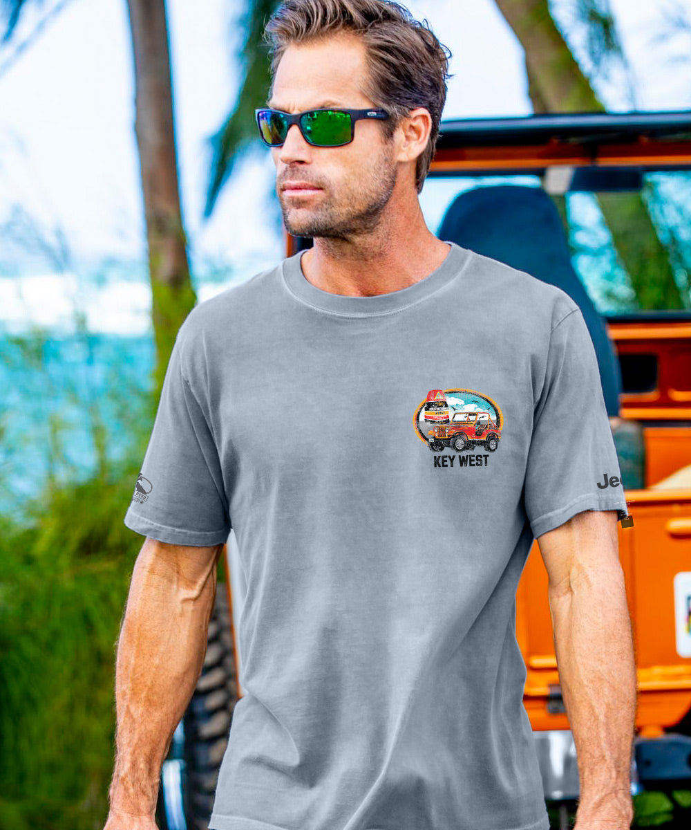 Jeep® Buoy Scenic - Crater Dyed® Short Sleeve Crewneck T-Shirt