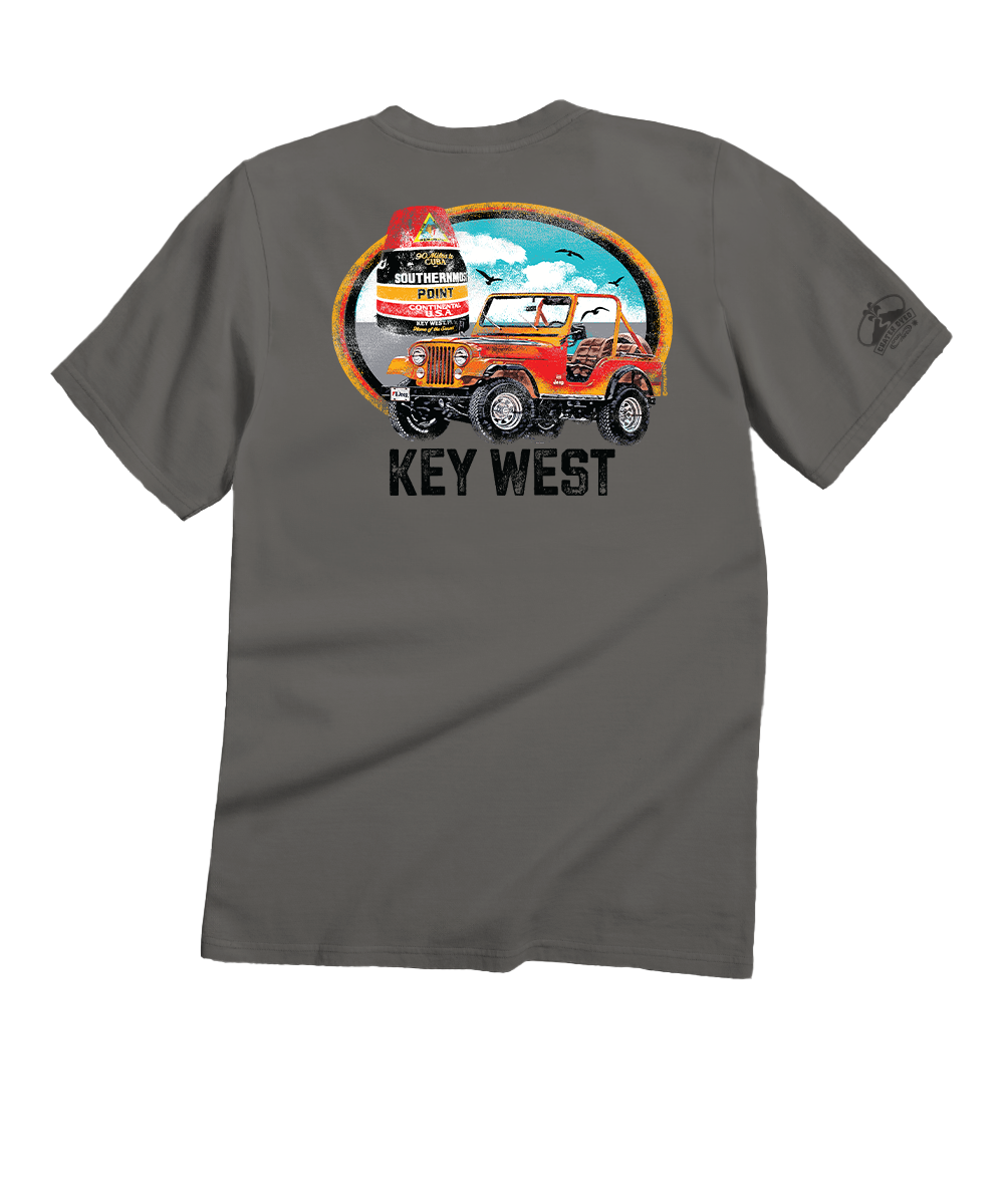 Jeep® Buoy Scenic - Crater Dyed® Short Sleeve Crewneck T-Shirt