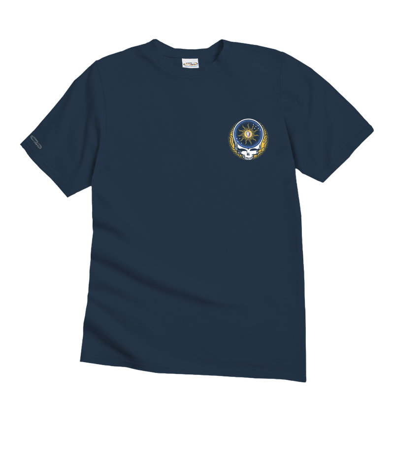 Grateful Dead Conch Republic Flag - Navy Short Sleeve Crewneck T-Shirt