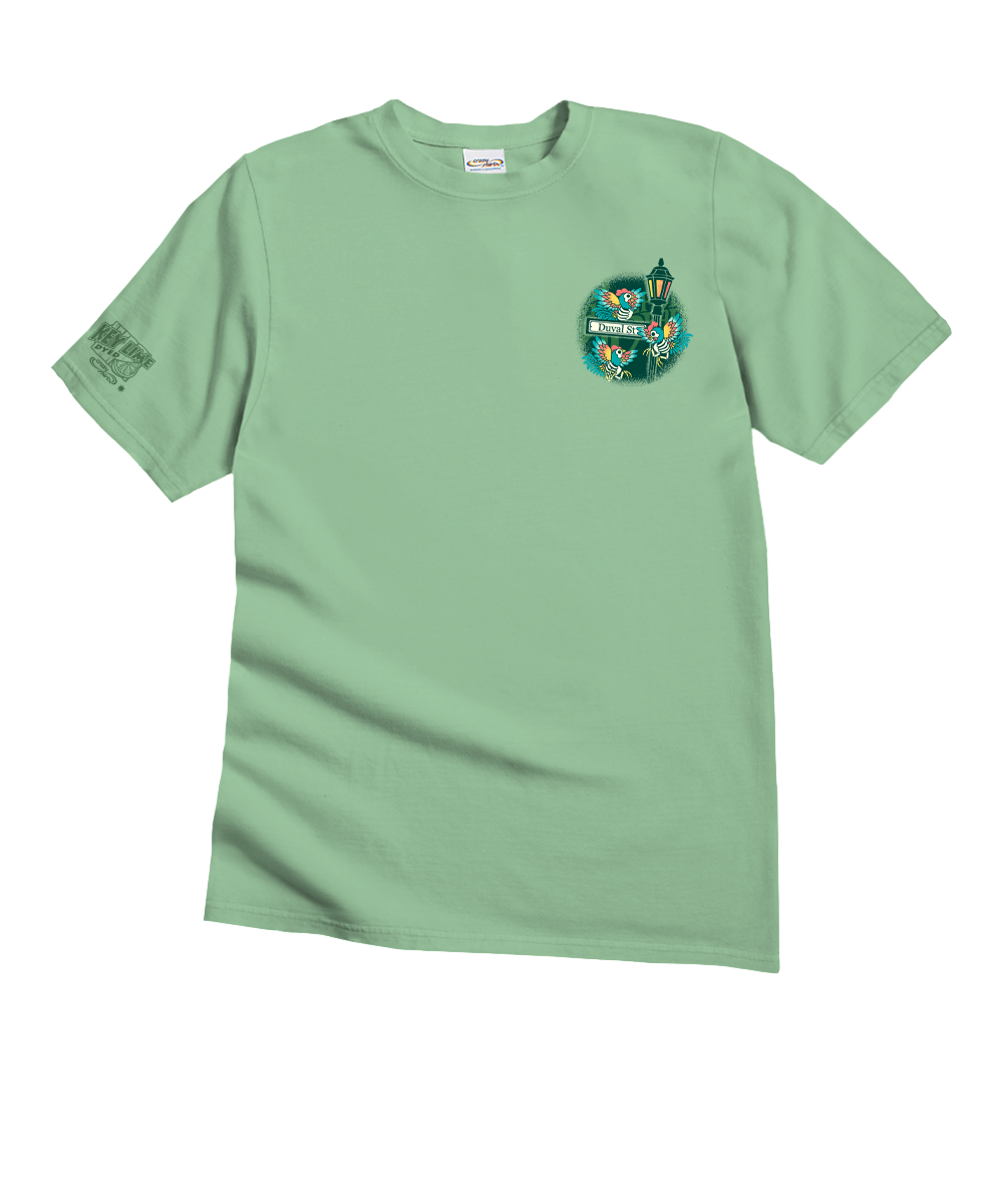 Grateful Dead Duval Street - Key Lime Dyed Short Sleeve Crewneck T-Shirt