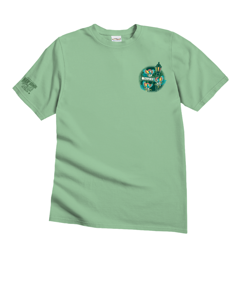 Grateful Dead Duval Street - Key Lime Dyed Short Sleeve Crewneck T-Shirt