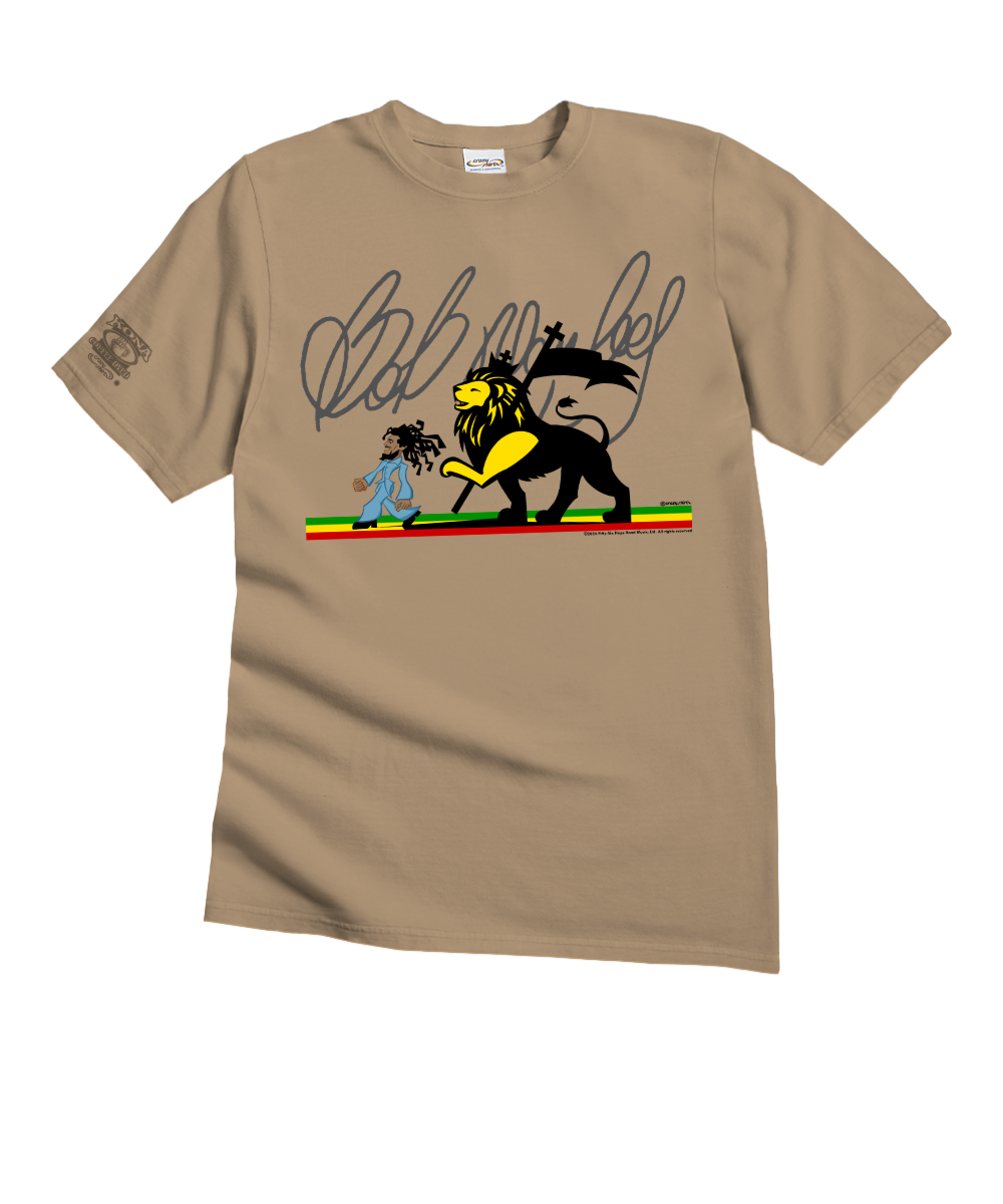 Bob Marley Sweet Walk - Kona Coffee Dyed Short Sleeve Crewneck T-Shirt