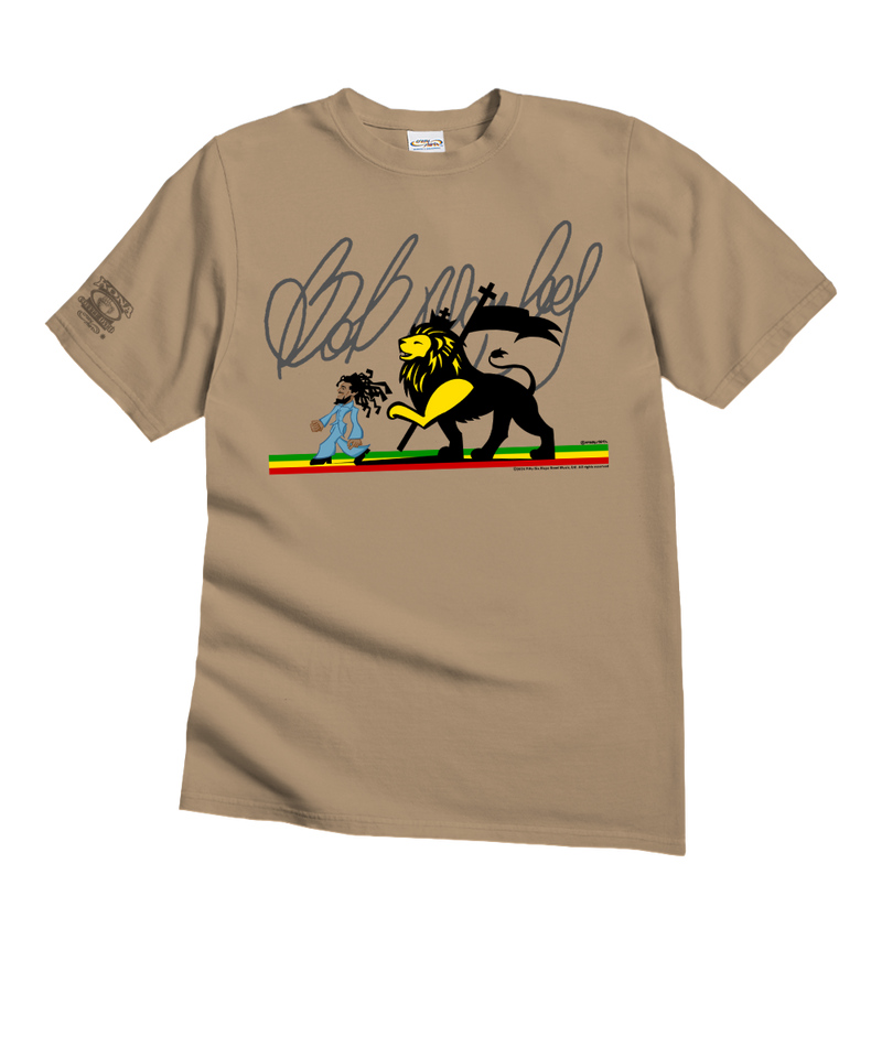 Bob Marley Sweet Walk - Kona Coffee Dyed Short Sleeve Crewneck T-Shirt