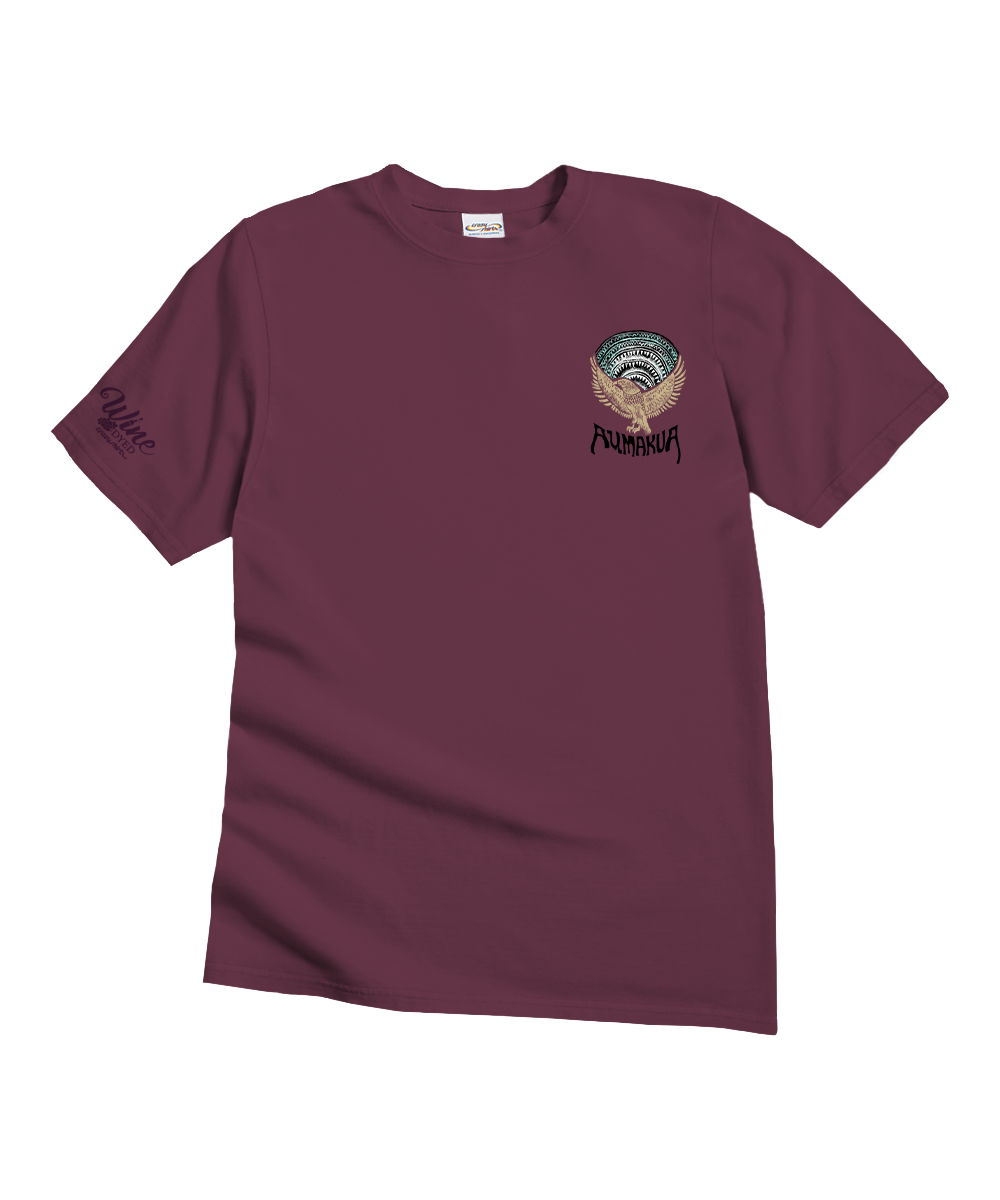 Aumakua Circle - Wine Dyed Short Sleeve Crewneck T-Shirt