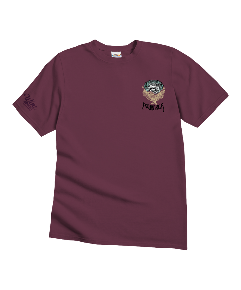 Aumakua Circle - Wine Dyed Short Sleeve Crewneck T-Shirt
