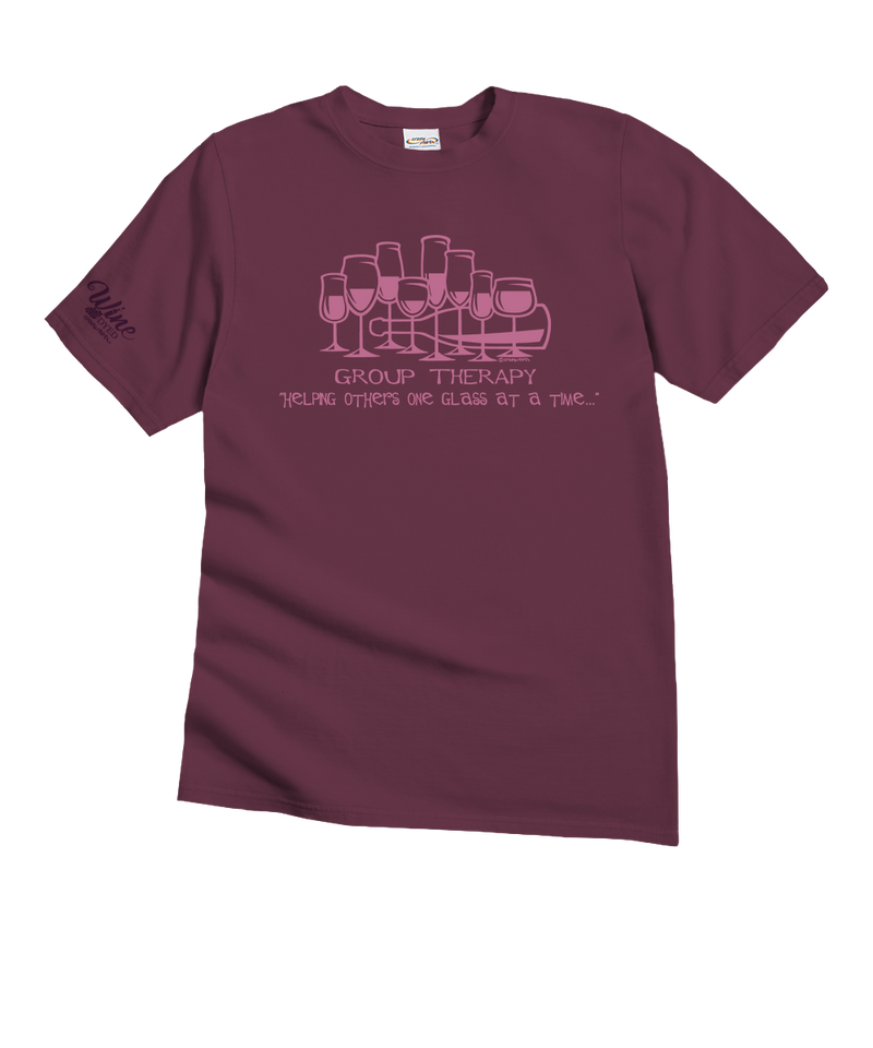 Group Therapy - Wine Dyed Short Sleeve Crewneck T-Shirt