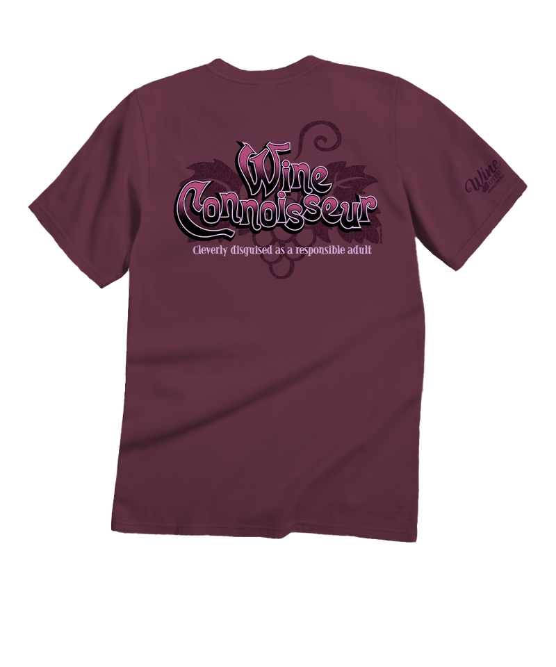 Wine Connoisseur - Wine Dyed Short Sleeve Crewneck T-Shirt