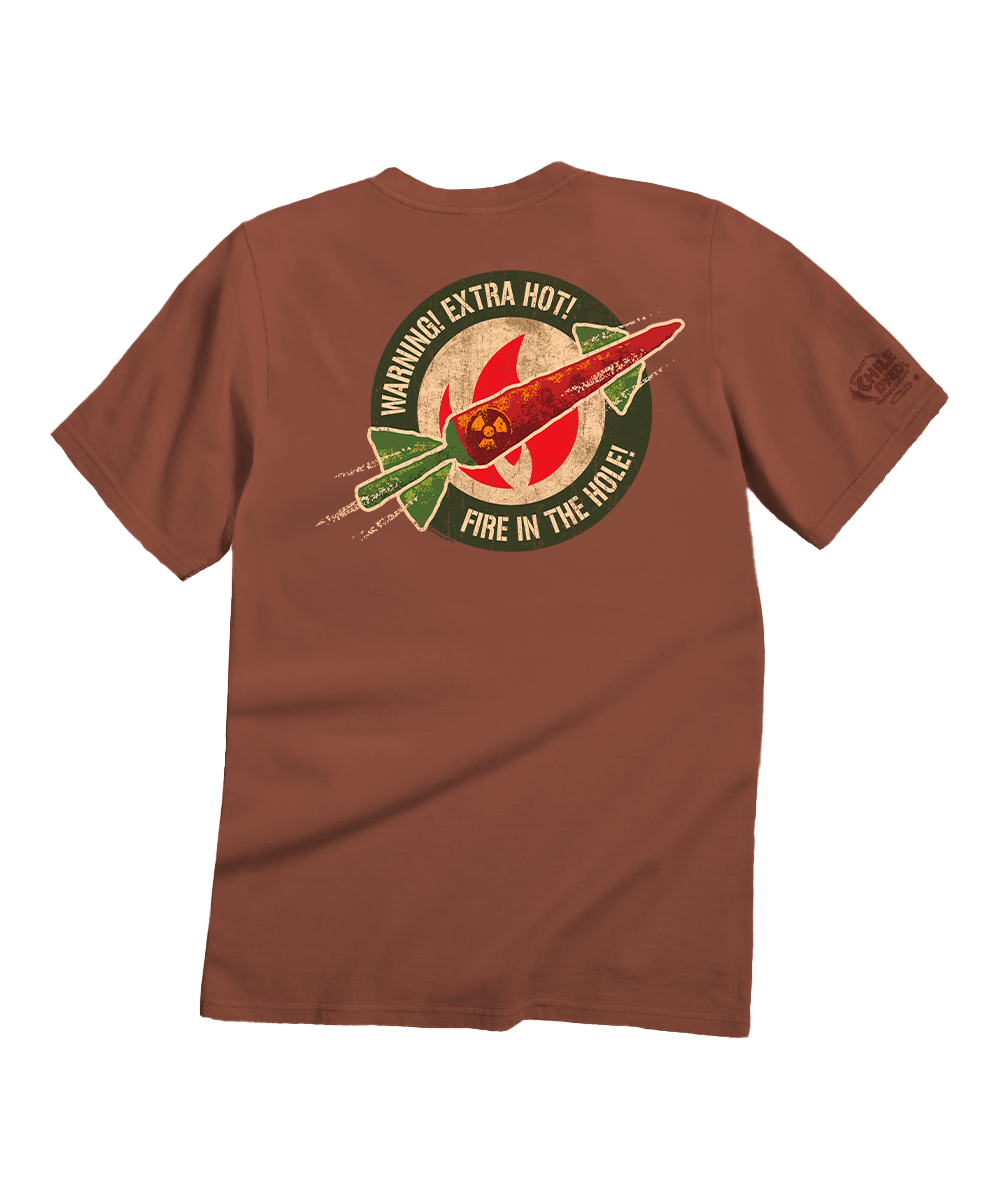 Fire In The Hole - Chile Dyed Short Sleeve Crewneck T-Shirt
