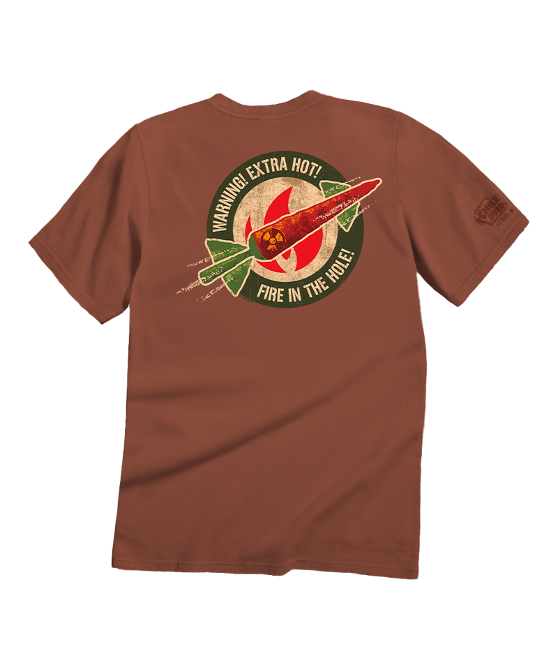 Fire In The Hole - Chile Dyed Short Sleeve Crewneck T-Shirt