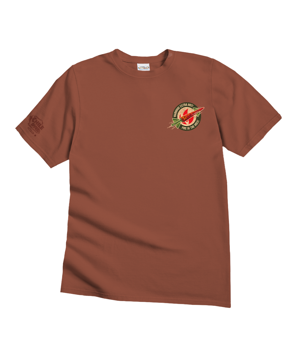 Fire In The Hole - Chile Dyed Short Sleeve Crewneck T-Shirt