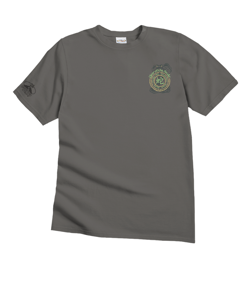 Year Of The Snake Circles 2025 - Crater Dyed® Short Sleeve Crewneck T-Shirt