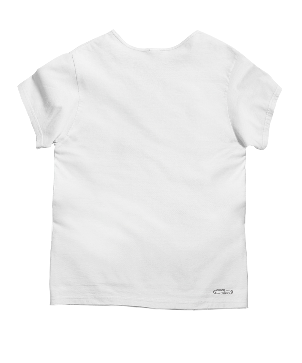 Tiare Quilt - White Short Sleeve Scoop Neck T-Shirt