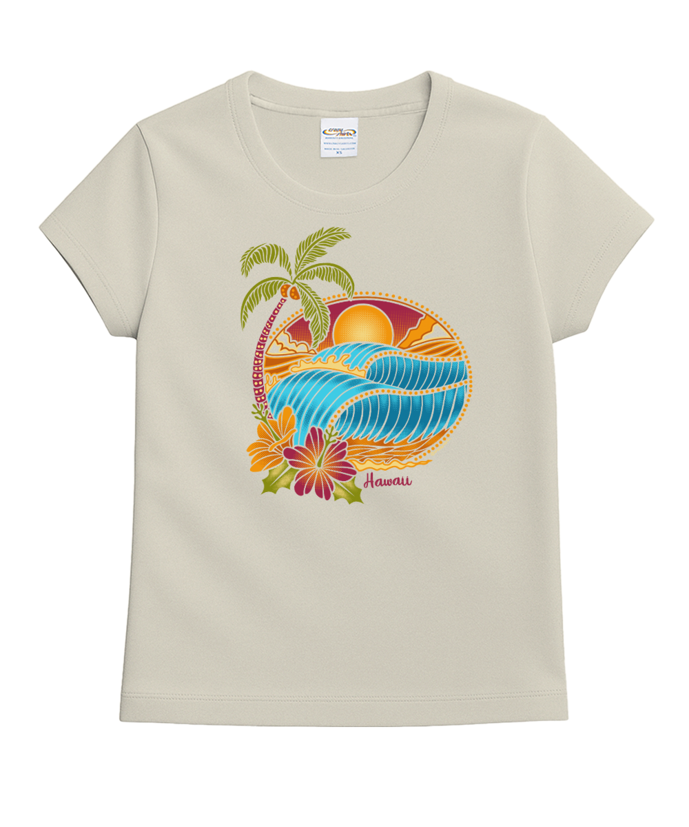 Tropical Paradise - Coconut Dyed Short Sleeve Crewneck T-Shirt
