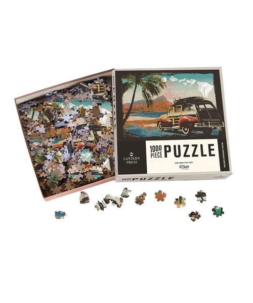 Ted Rich Hawaii Woody 1000-Piece Puzzle | Crazy Shirts Games