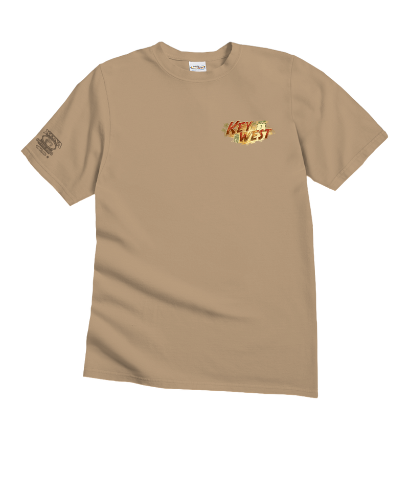 Sunset Buoy - Kona Coffee Dyed Short Sleeve Crewneck T-Shirt