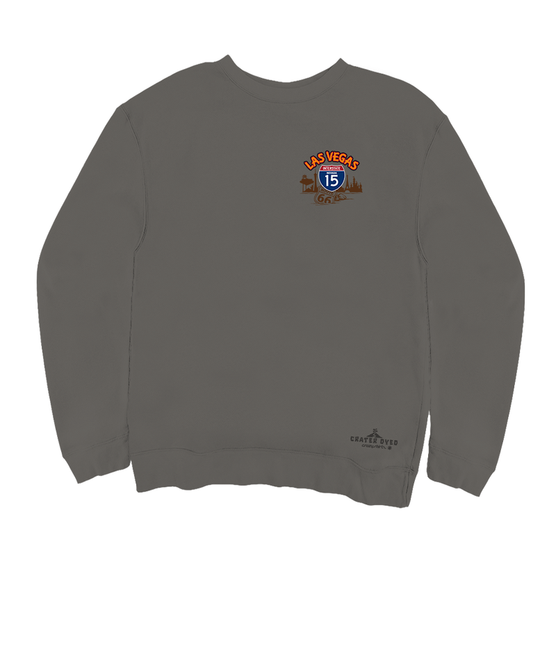 Las Vegas Signs - Crater Dyed® Long Sleeve Sweatshirt
