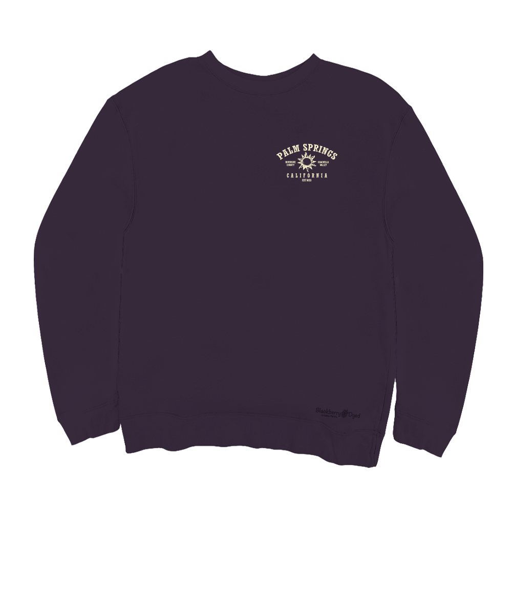 Pangea - Blackberry Dyed Long Sleeve Sweatshirt