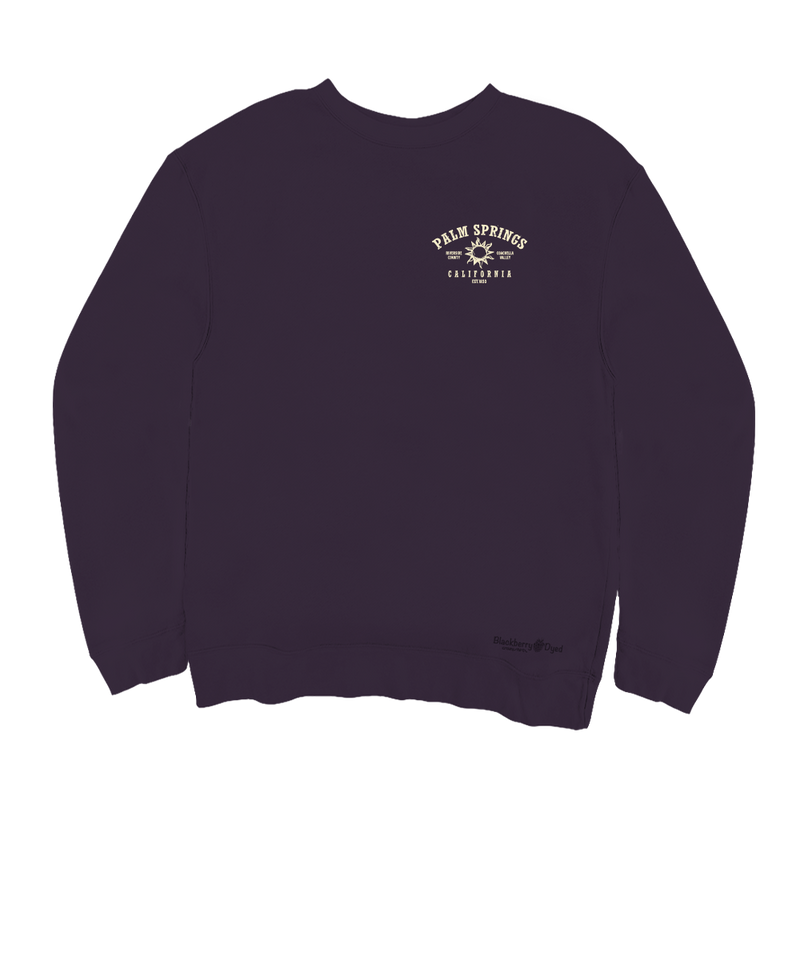 Pangea - Blackberry Dyed Long Sleeve Sweatshirt