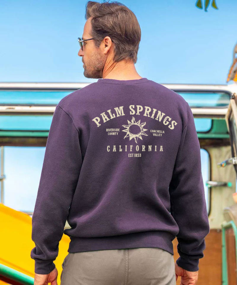 Pangea - Blackberry Dyed Long Sleeve Sweatshirt