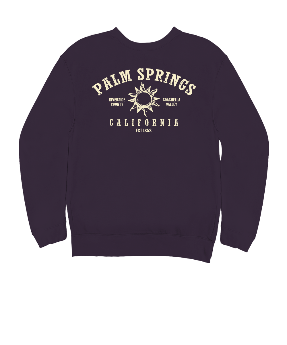 Pangea - Blackberry Dyed Long Sleeve Sweatshirt