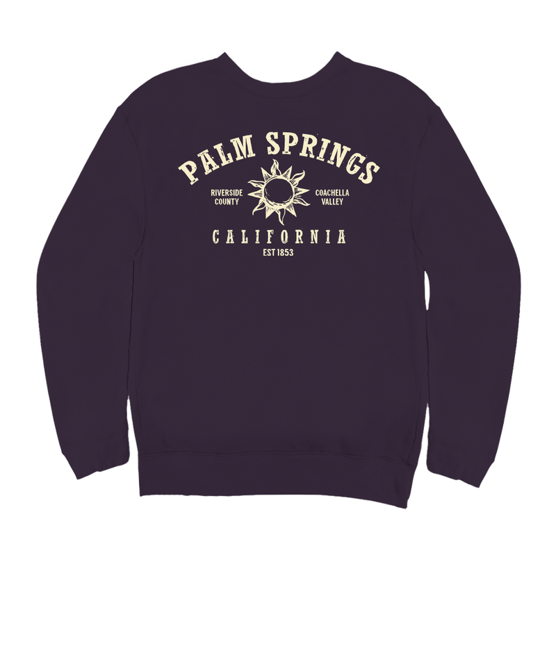 Pangea - Blackberry Dyed Long Sleeve Sweatshirt