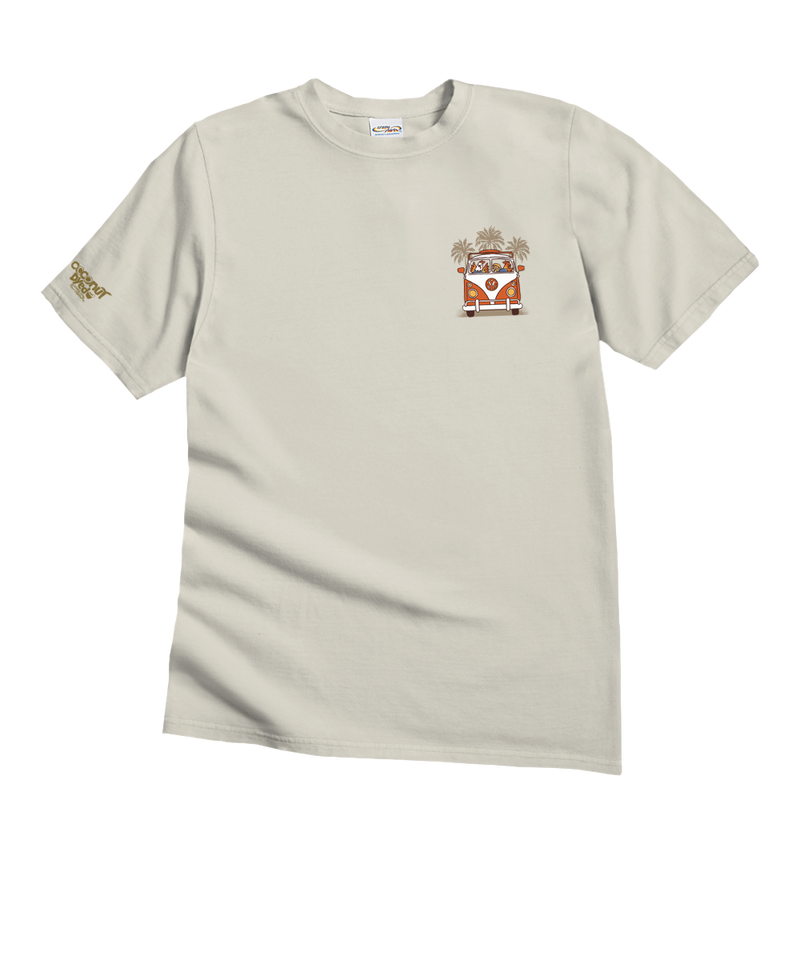 Volkswagen Chicken Van - Coconut Dyed Short Sleeve Crewneck T-Shirt