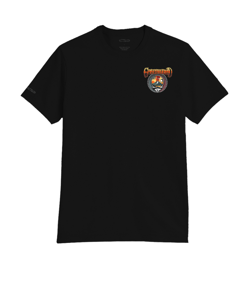 Grateful Dead Volcano - Jet Black Short Sleeve Pima T-Shirt