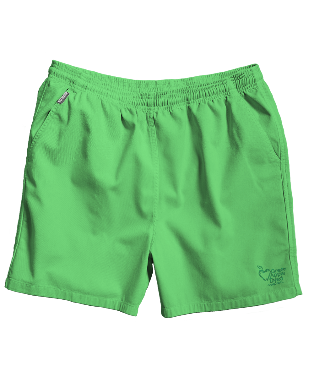 Green Apple Dyed Crazyshorts® Twill Shorts
