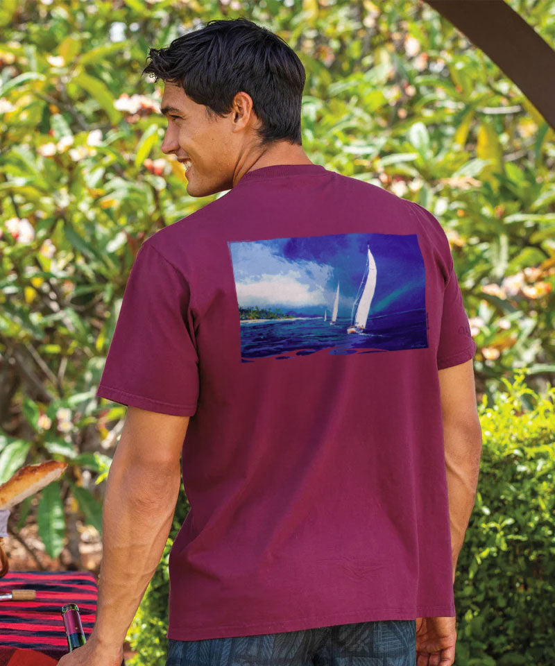 Going Home - Wine Dyed Short Sleeve Crewneck T-Shirt