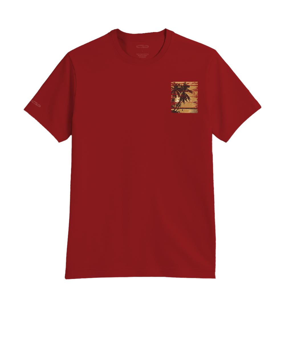 Come Sail Away - Rugby Red Short Sleeve Pima T-Shirt