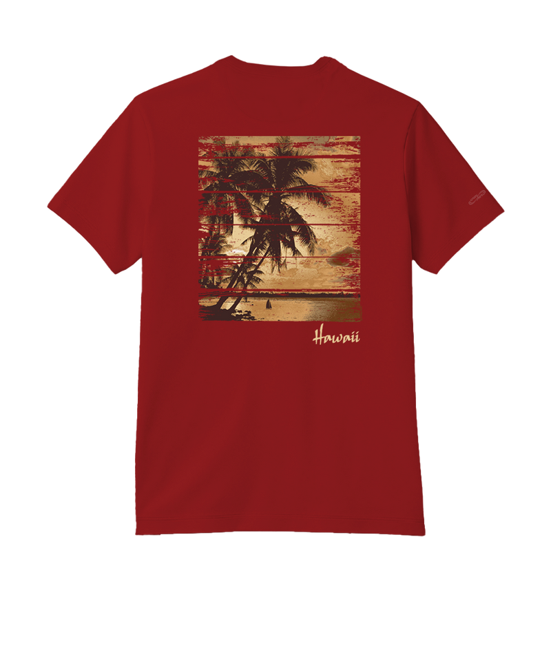 Come Sail Away - Rugby Red Short Sleeve Pima T-Shirt