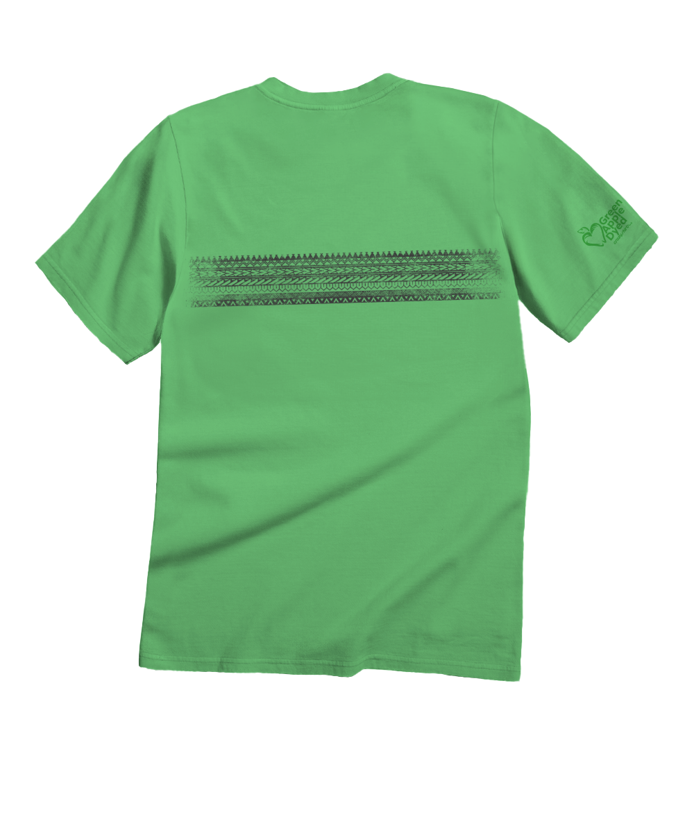 Lava Flow Tribal - Green Apple Dyed Short Sleeve Crewneck T-Shirt