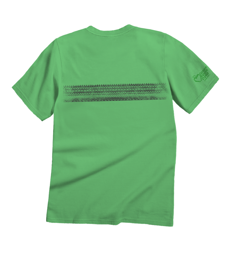 Lava Flow Tribal - Green Apple Dyed Short Sleeve Crewneck T-Shirt