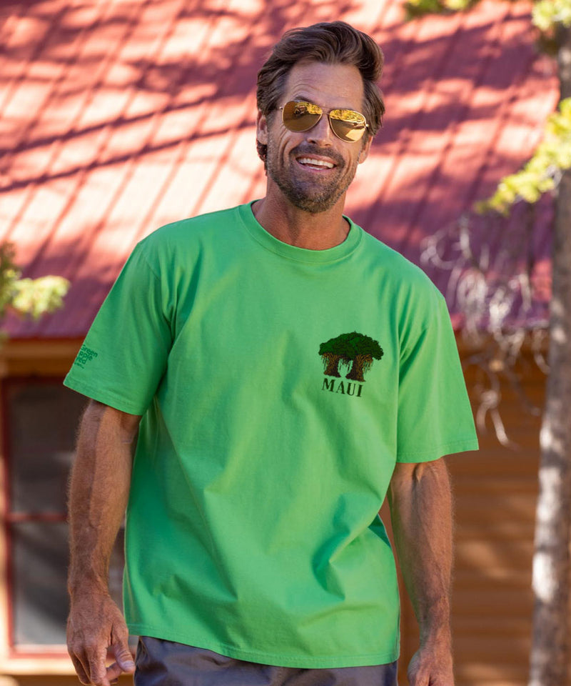 Forever Banyan - Green Apple Dyed Short Sleeve Crewneck T-Shirt