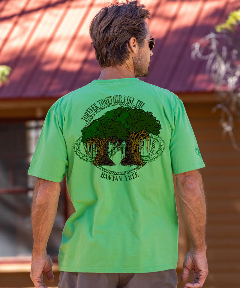 Forever Banyan - Green Apple Dyed Short Sleeve Crewneck T-Shirt