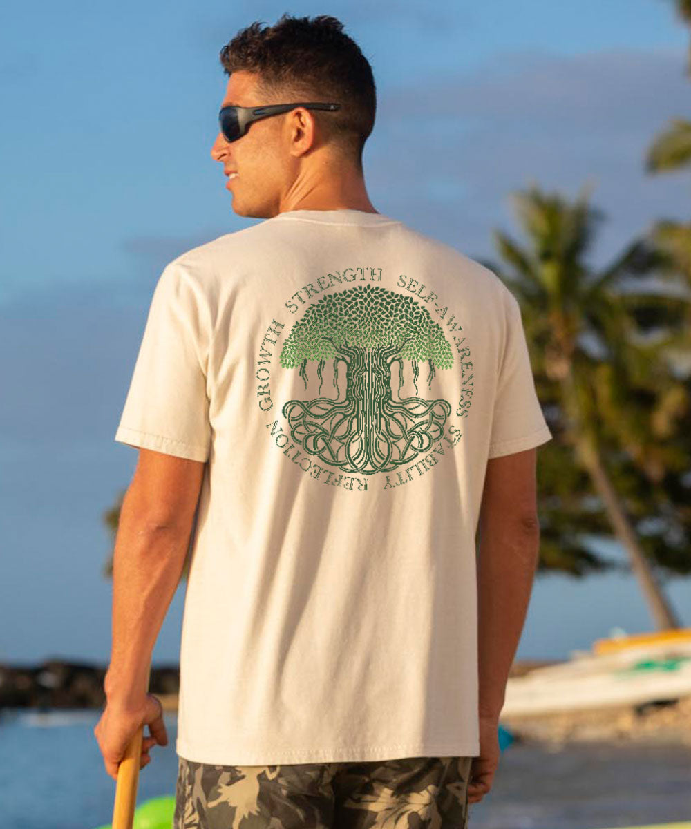 Banyan Tree - Coconut Dyed Short Sleeve Crewneck T-Shirt