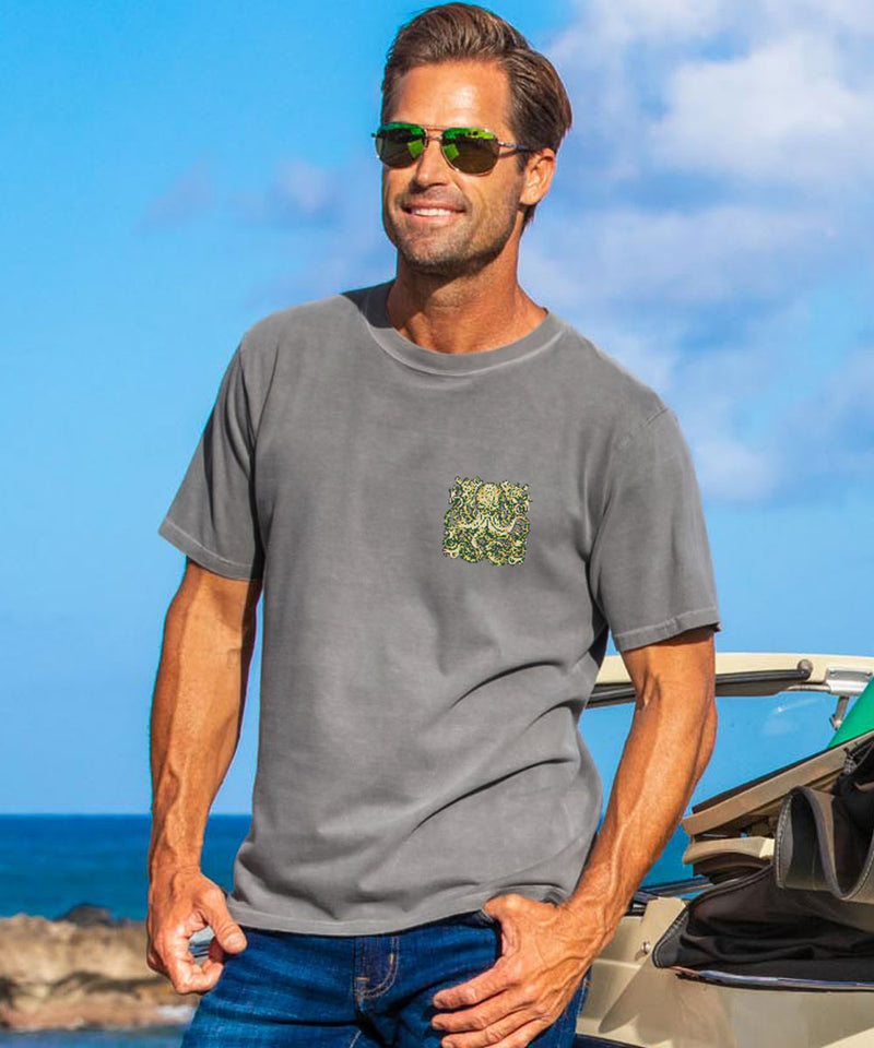 Vintage Octopus - Crater Dyed® Short Sleeve Crewneck T-Shirt
